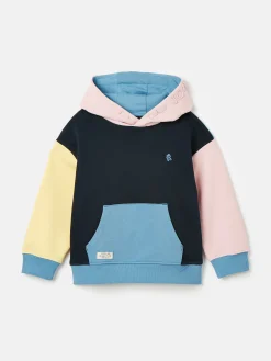 Kids' Parkside Colour Block Hoodie With Pocket<Joules Clearance