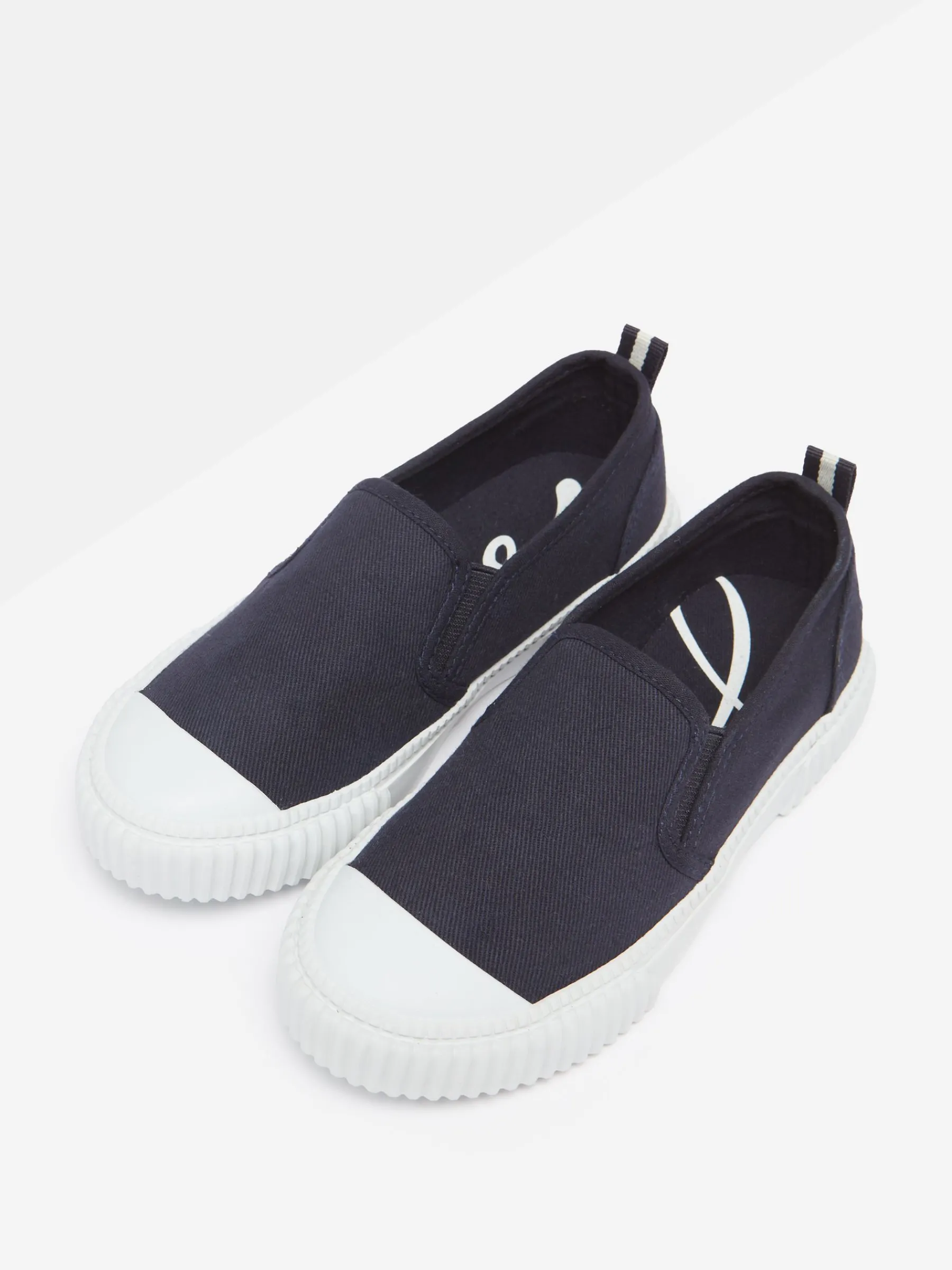 Kids' Peasy Slip On Plimsolls<Joules Outlet