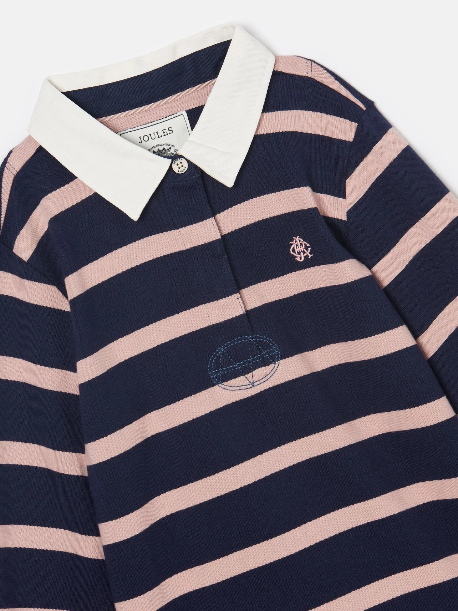 Kids' Sammie Stripe Rugby Top<Joules Outlet