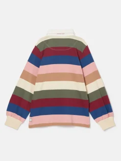 Kids' Sammie Stripe Rugby Top<Joules Discount