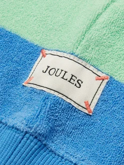 Kids' Shoreside Multi Stripe Towelling Hoodie<Joules Hot