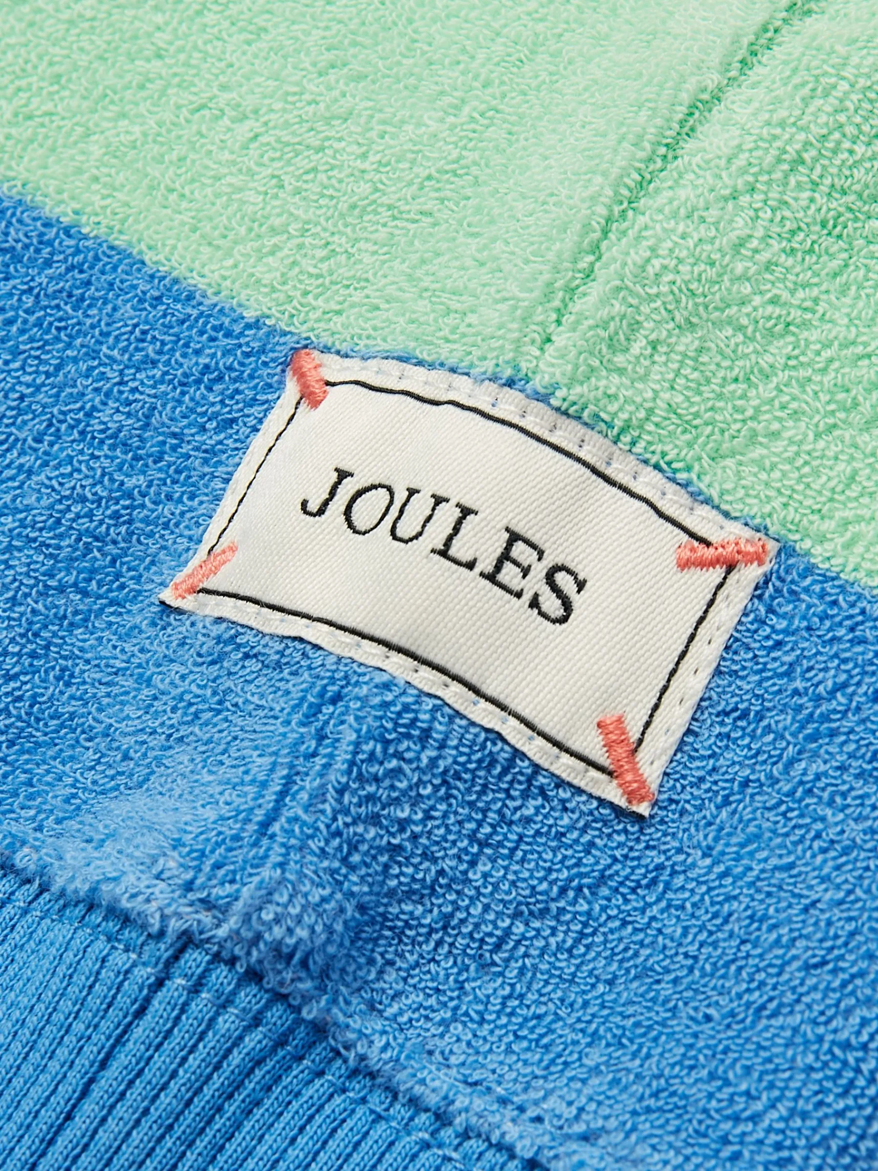 Kids' Shoreside Multi Stripe Towelling Hoodie<Joules Hot