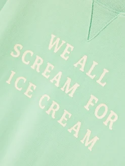 Kids' Sundaze Crew Neck Slogan Sweatshirt<Joules Sale