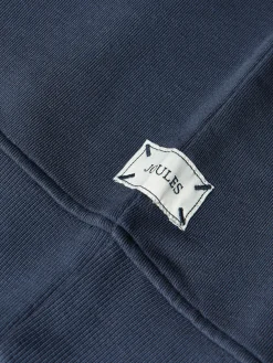 Kids' Sundaze Navy Blue Crew Neck Slogan Sweatshirt<Joules