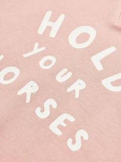 Kids' Sundaze Crew Neck Slogan Sweatshirt<Joules Outlet