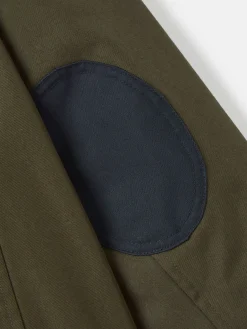 Kids' Ultimate Khaki Green Waterproof Coat with Quilted Lining<Joules Clearance