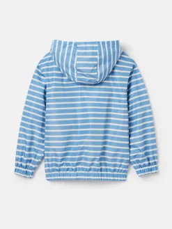 Kids' Windbreaker Blue & White Striped Waterproof Raincoat<Joules Discount