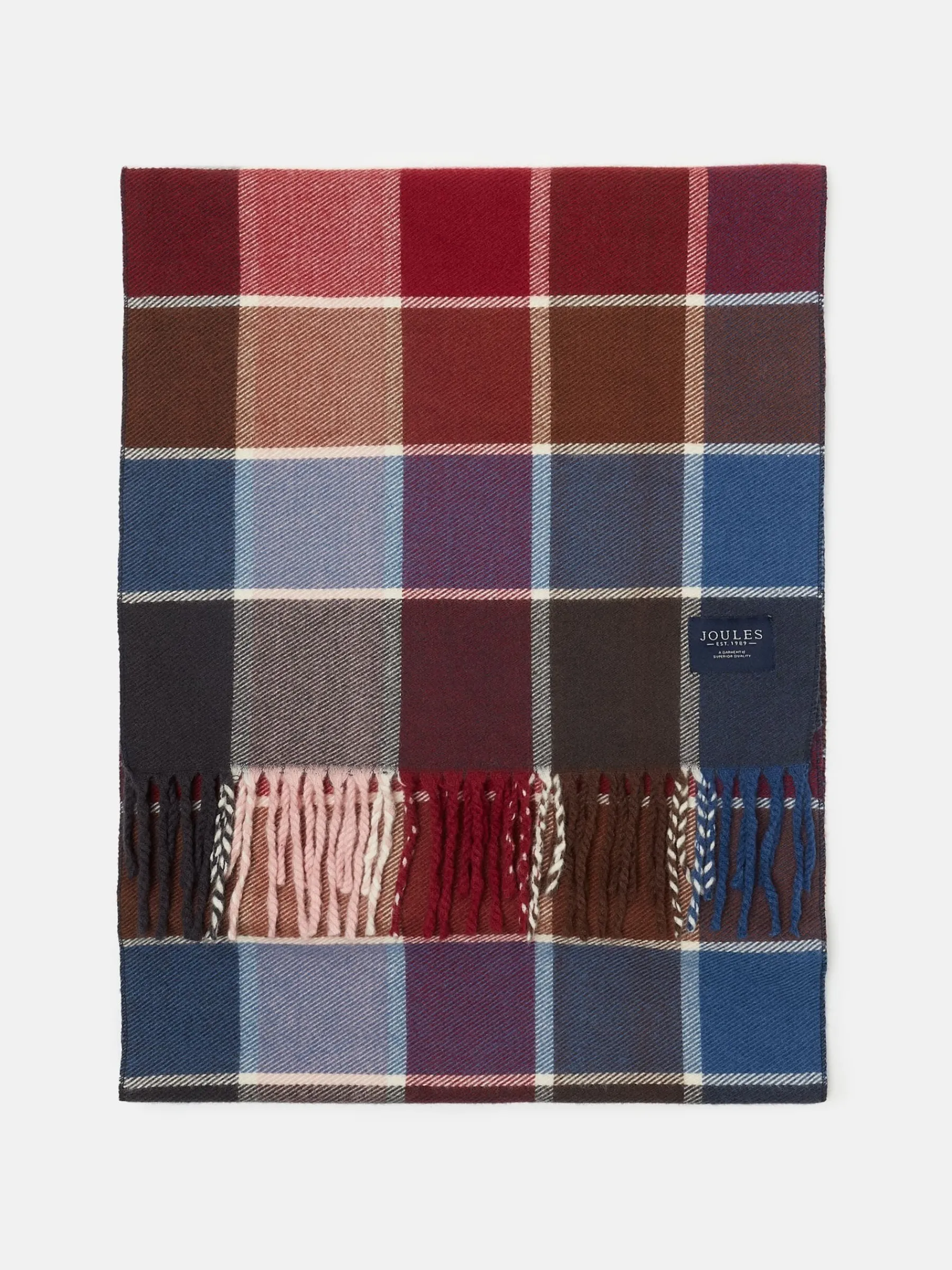 Langtree Berry & Navy Scarf<Joules Sale