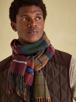 Langtree Red & Green Scarf<Joules Best