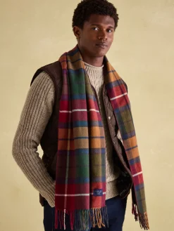 Langtree Red & Green Scarf<Joules Best
