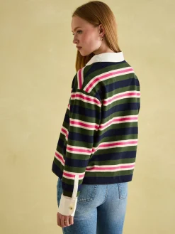 Lara Boxy Fit Rugby Shirt<Joules Outlet