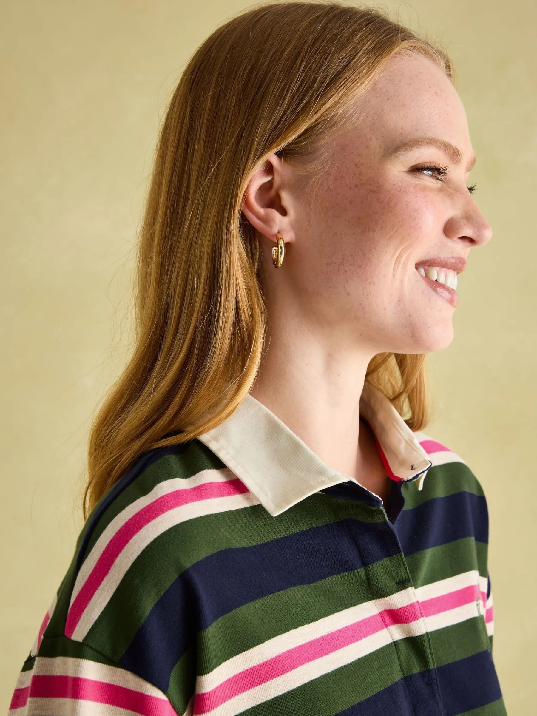 Lara Boxy Fit Rugby Shirt<Joules Outlet
