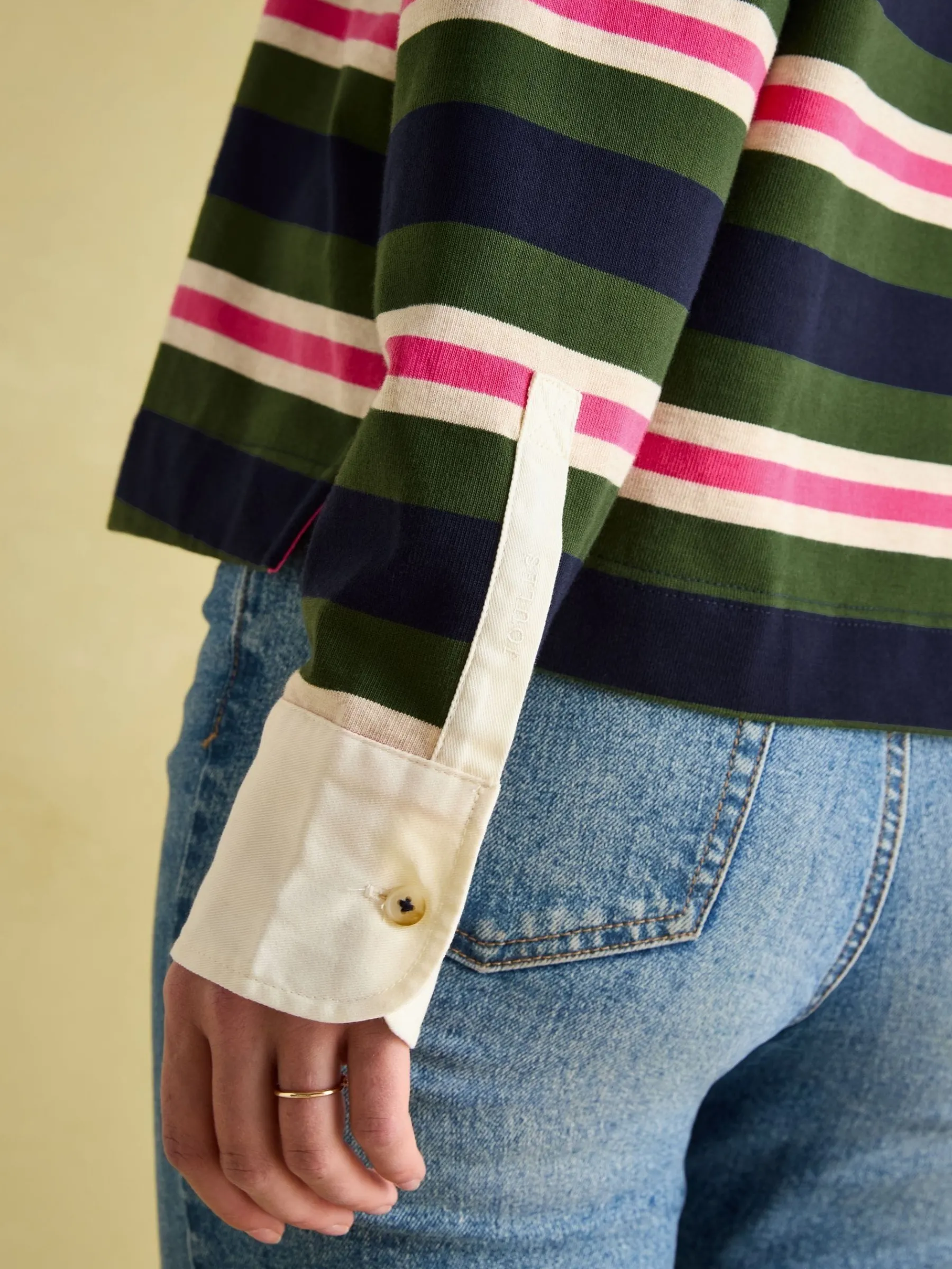 Lara Boxy Fit Rugby Shirt<Joules Outlet