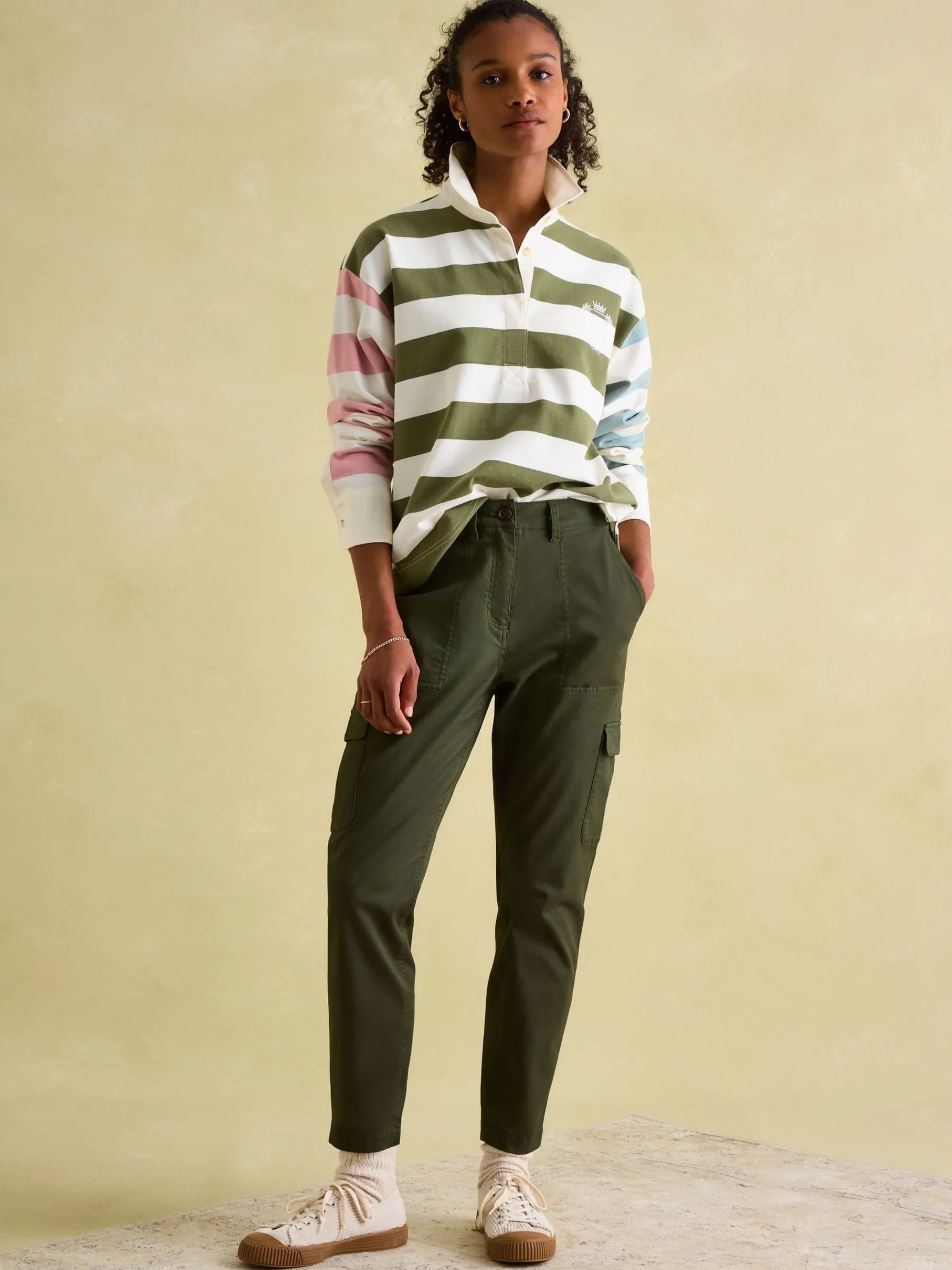 Lara Boxy Fit Rugby Shirt<Joules New