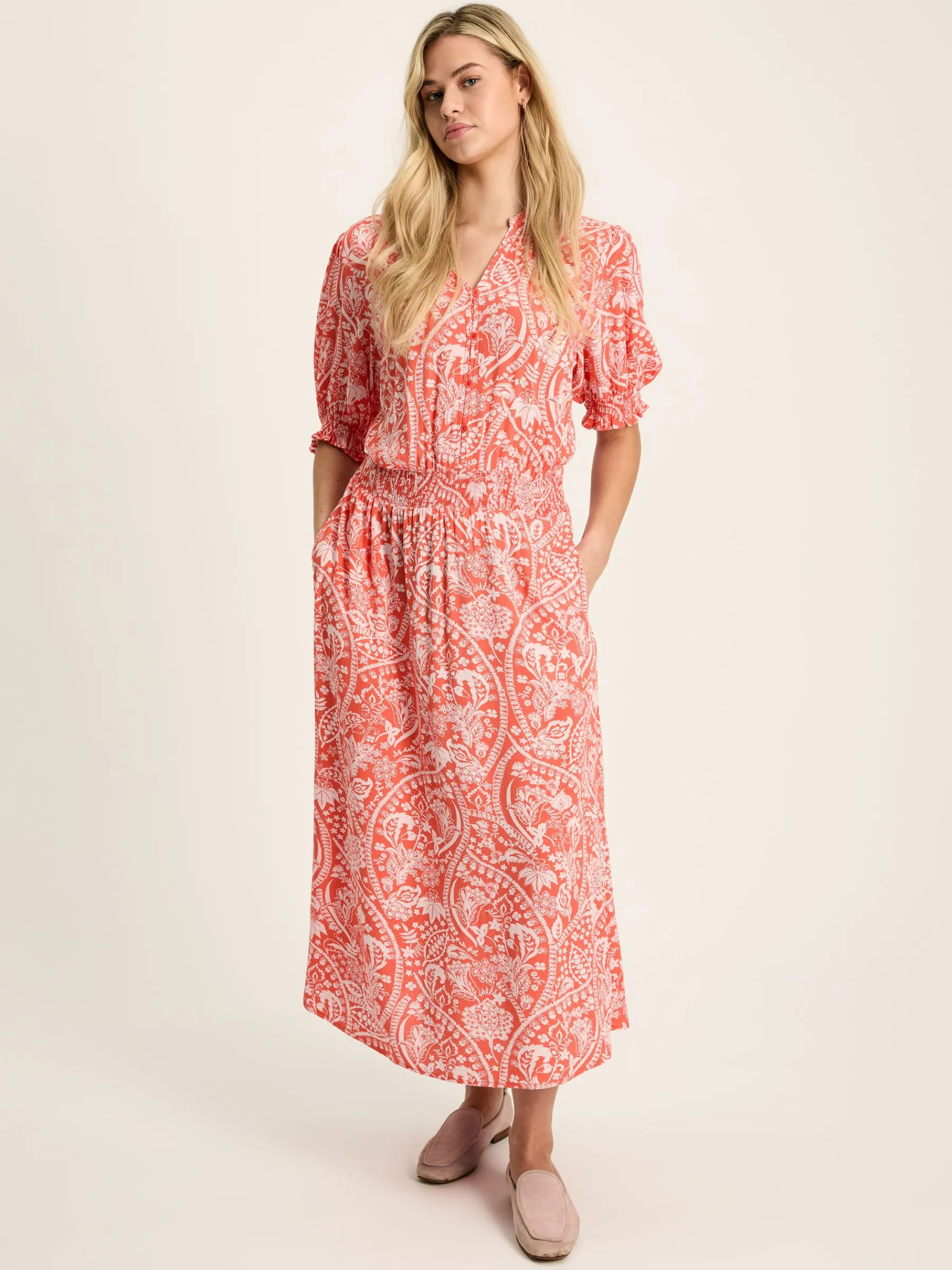 Laurie Viscose Midi Dress<Joules Discount