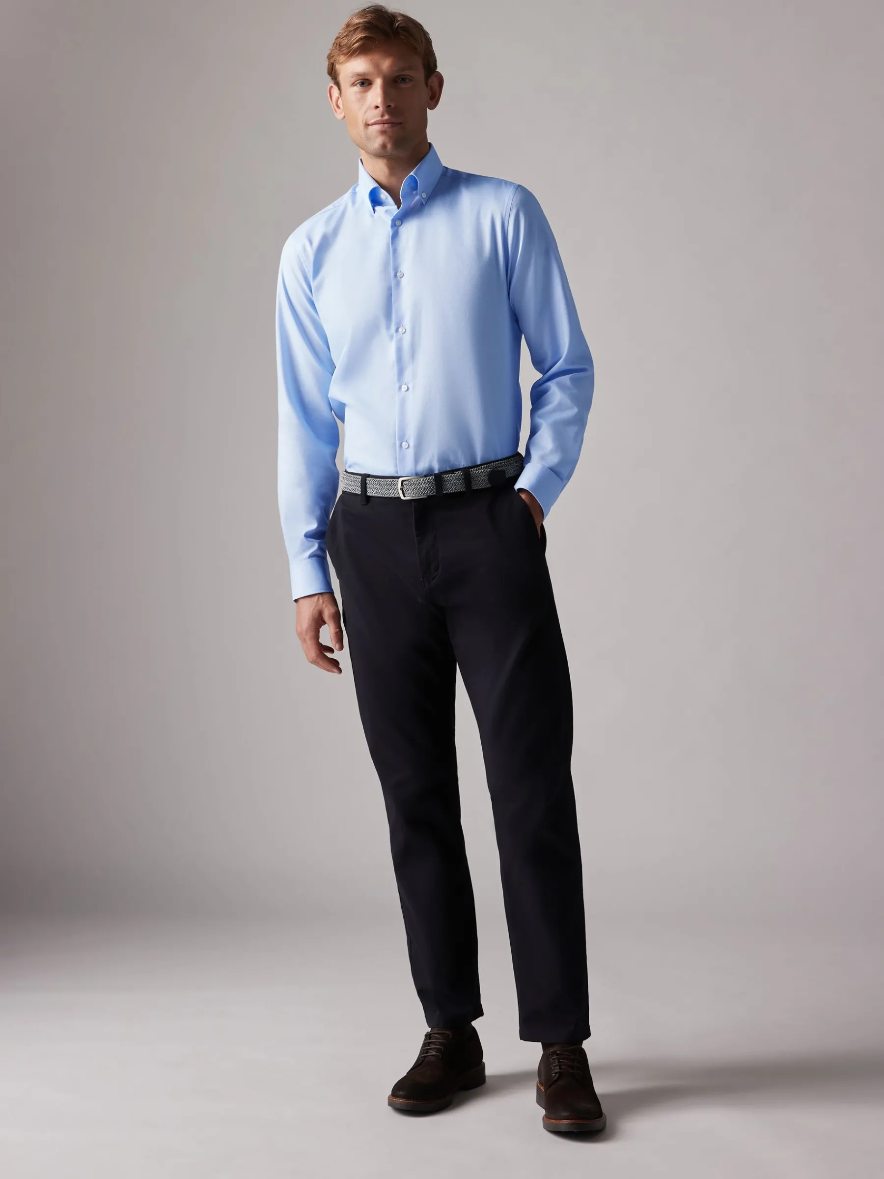 Light Blue Slim Fit Shirt<Joules Best