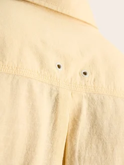 Linen Blend Plain Short Sleeve Shirt<Joules Clearance
