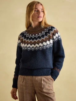Lowry Fair Isle Jumper<Joules