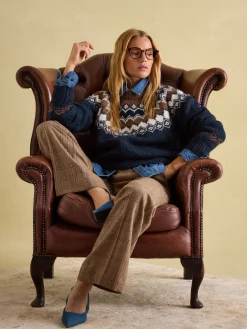 Lowry Fair Isle Jumper<Joules