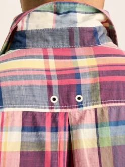 Madras Long Sleeve Cotton Check Shirt<Joules Sale