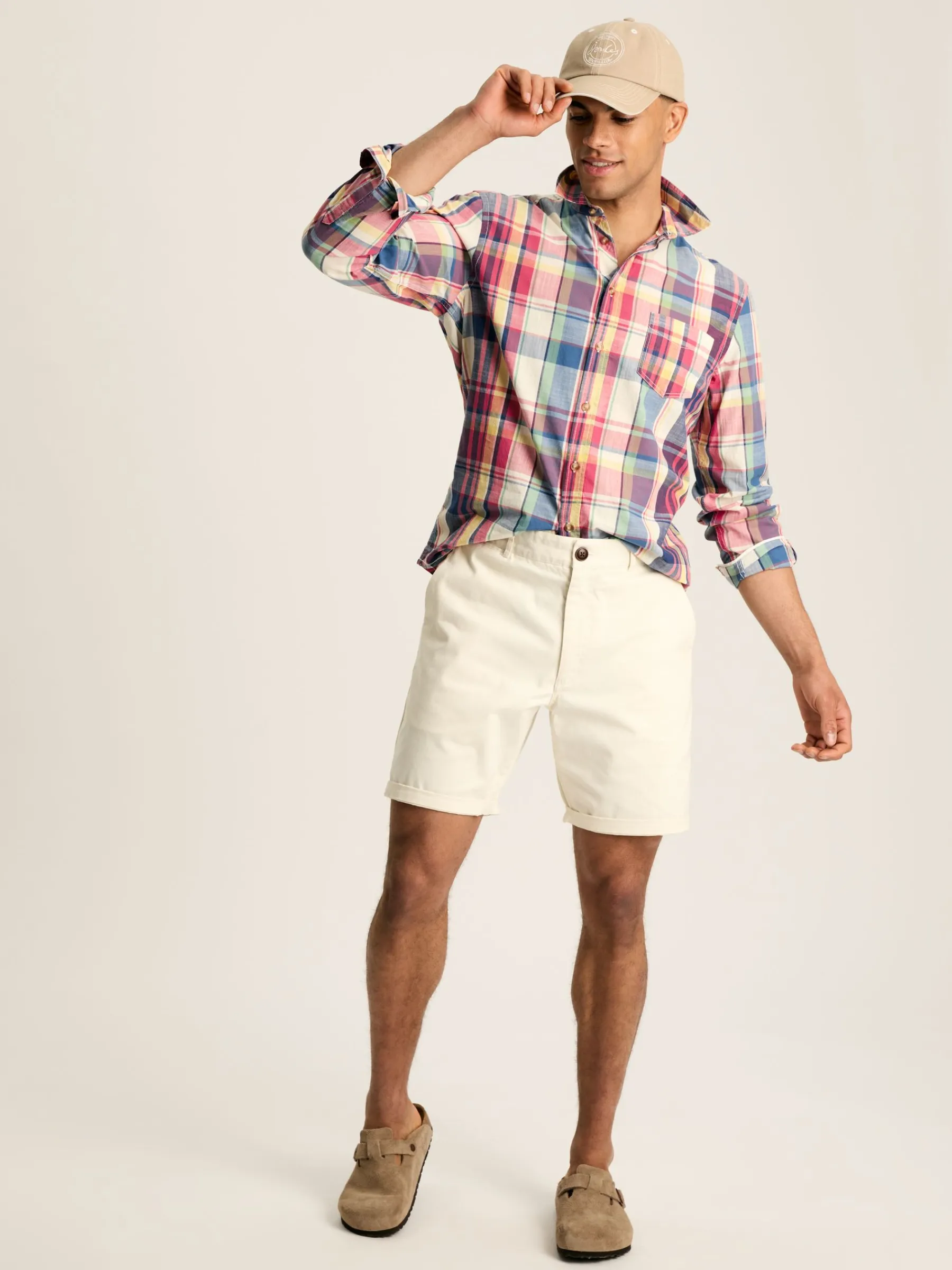 Madras Long Sleeve Cotton Check Shirt<Joules Sale