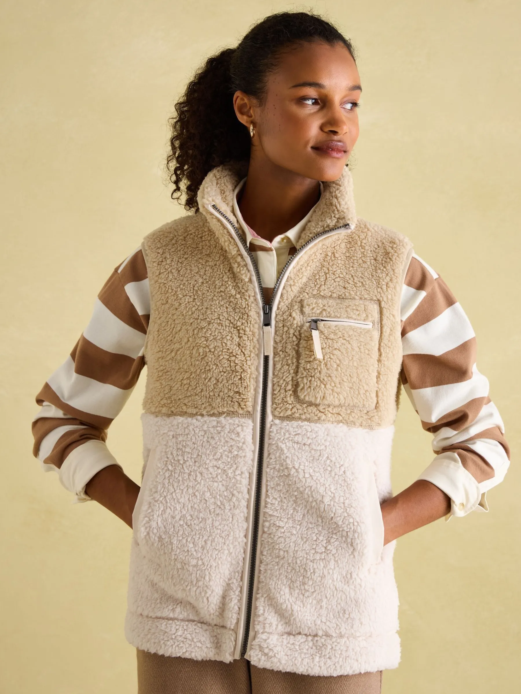 Mallory Fleece Gilet<Joules Online