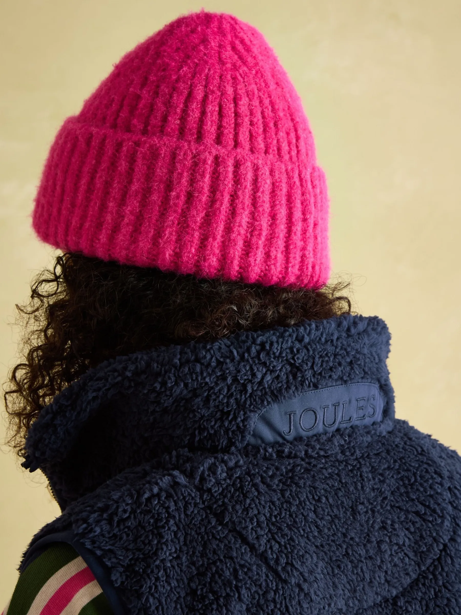 Mallory Navy blue Fleece Gilet<Joules Best