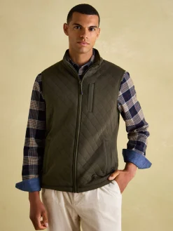 Malton Quilted Jersey Gilet<Joules New