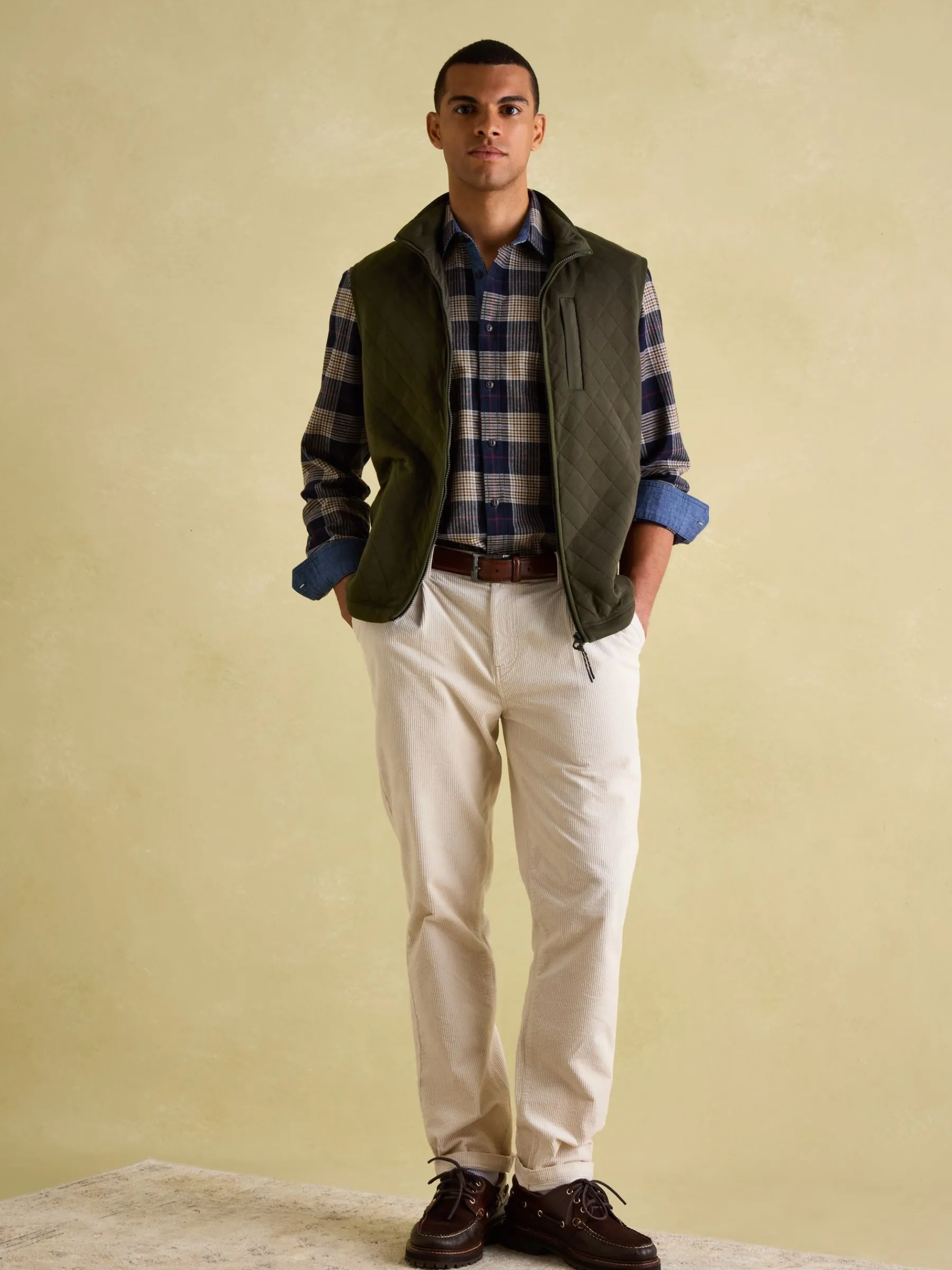 Malton Quilted Jersey Gilet<Joules New