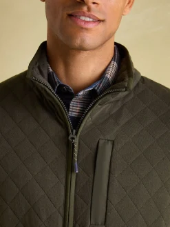 Malton Quilted Jersey Gilet<Joules New