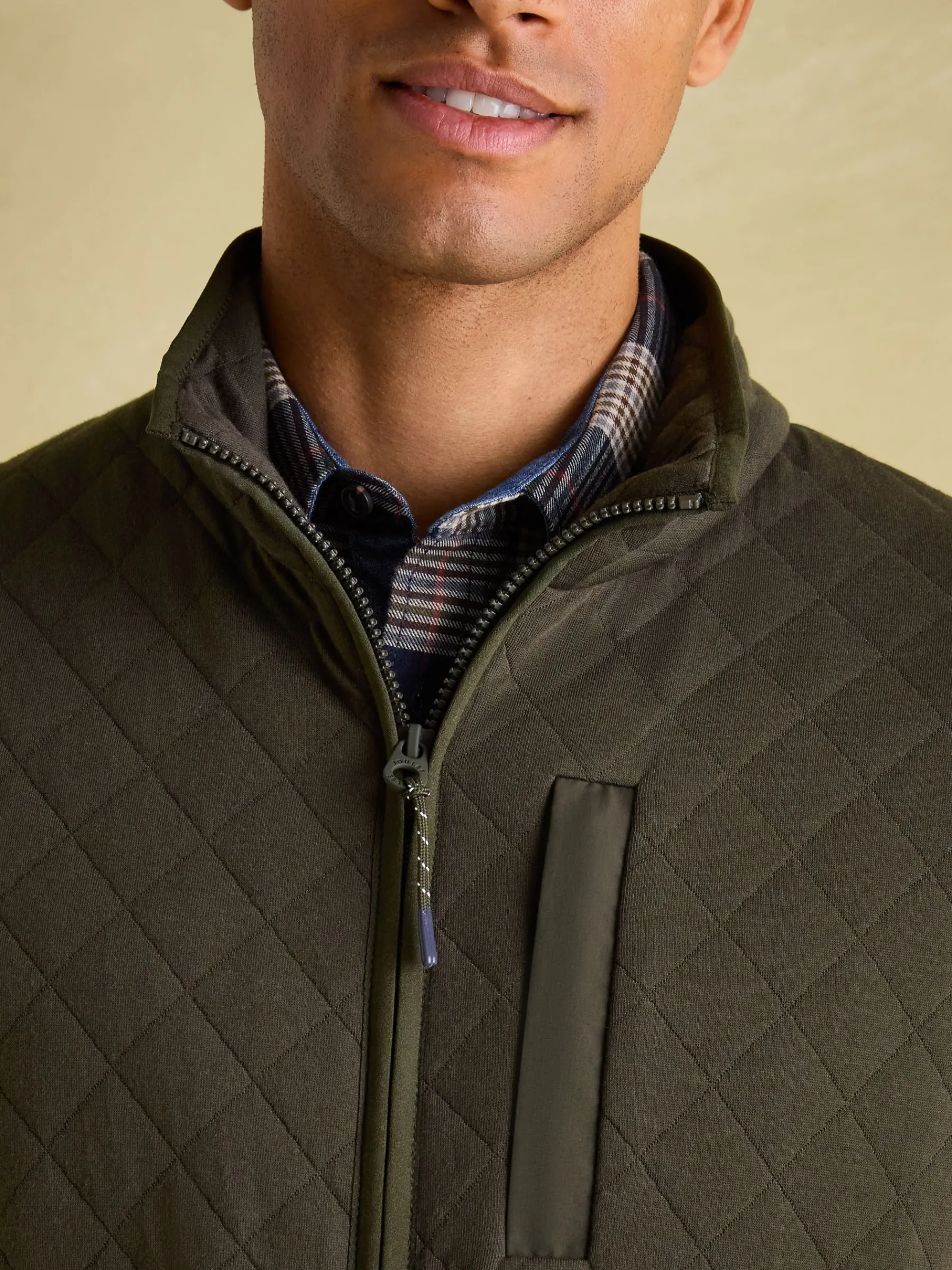 Malton Quilted Jersey Gilet<Joules New
