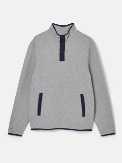 Malton Quilted Jersey Pullover Sweatshirt<Joules Discount