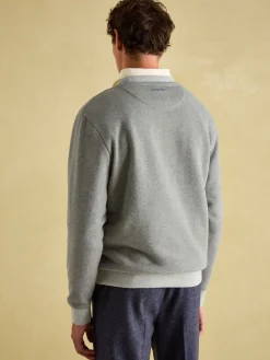Mason Grey Marl Graphic Crew Neck Jumper<Joules Hot