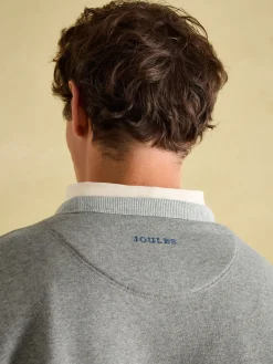 Mason Grey Marl Graphic Crew Neck Jumper<Joules Hot