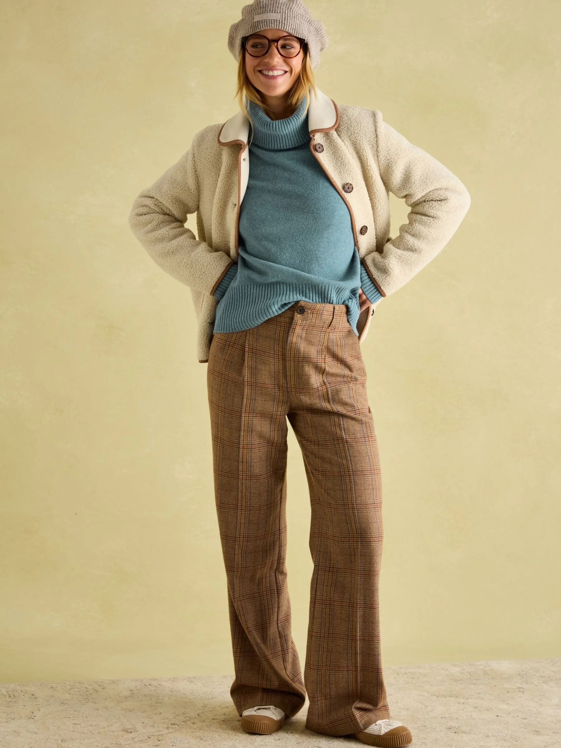 May Merino Wool Jumper with Detachable Roll Neck<Joules Best