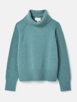 May Merino Wool Jumper with Detachable Roll Neck<Joules Best