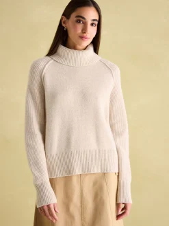 May Merino Wool Jumper with Detachable Roll Neck<Joules Online
