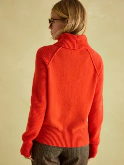 May Merino Wool Jumper with Detachable Roll Neck<Joules