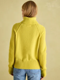 May Merino Wool Jumper with Detachable Roll Neck<Joules