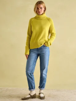 May Merino Wool Jumper with Detachable Roll Neck<Joules