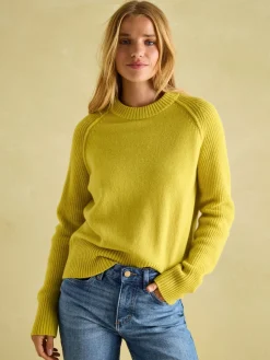 May Merino Wool Jumper with Detachable Roll Neck<Joules