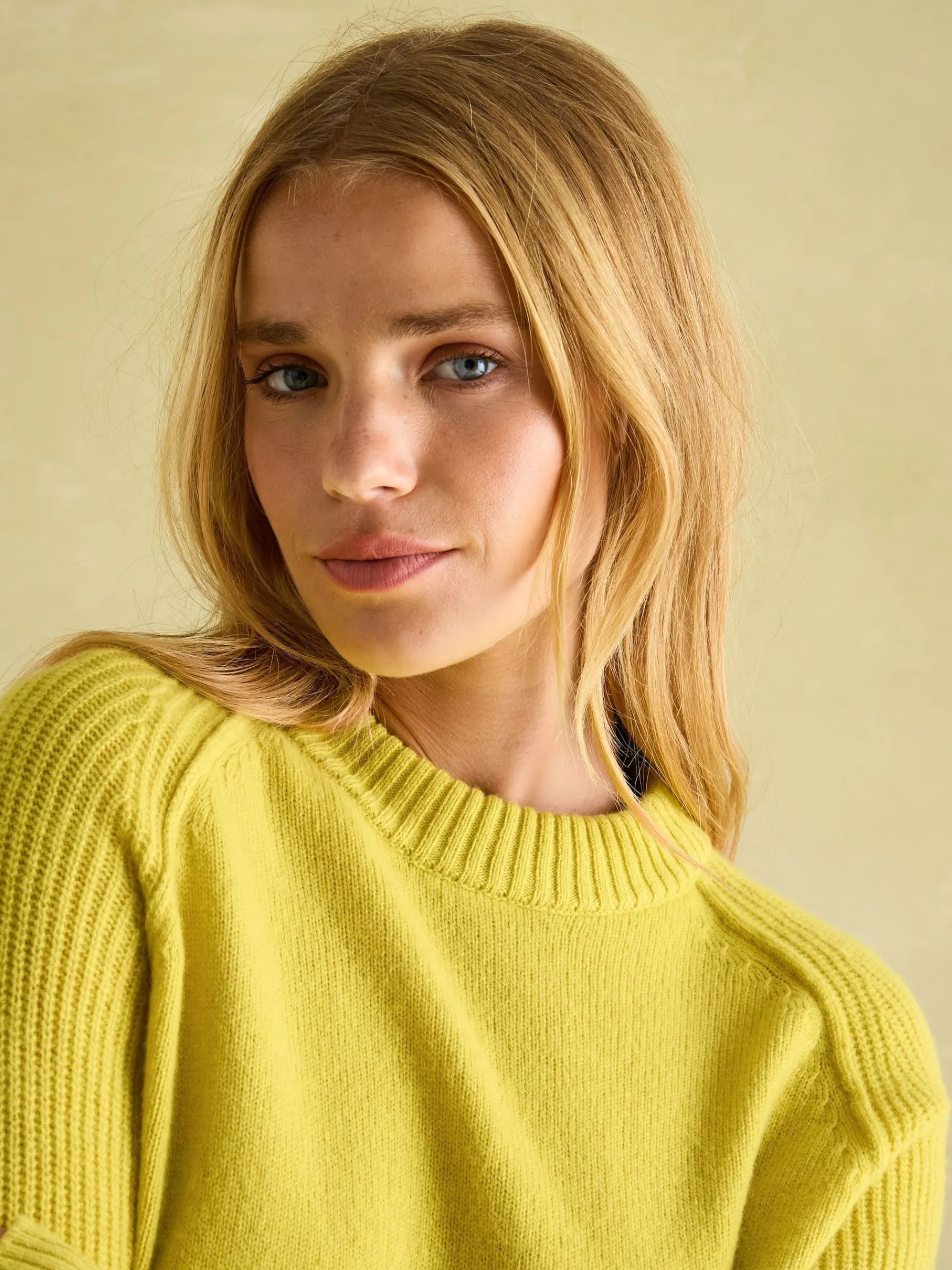 May Merino Wool Jumper with Detachable Roll Neck<Joules