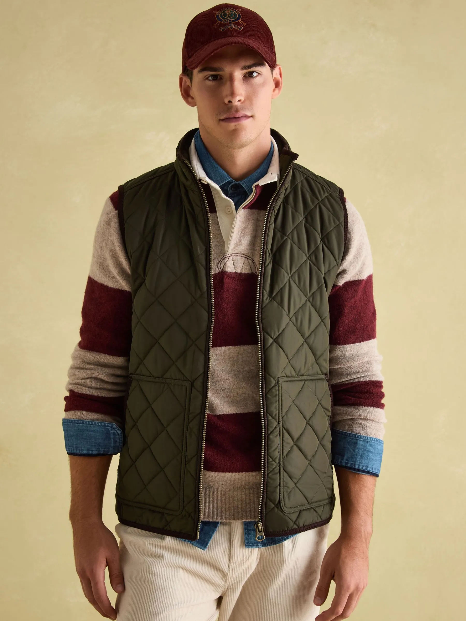 Maynard Diamond Quilted Gilet<Joules Sale