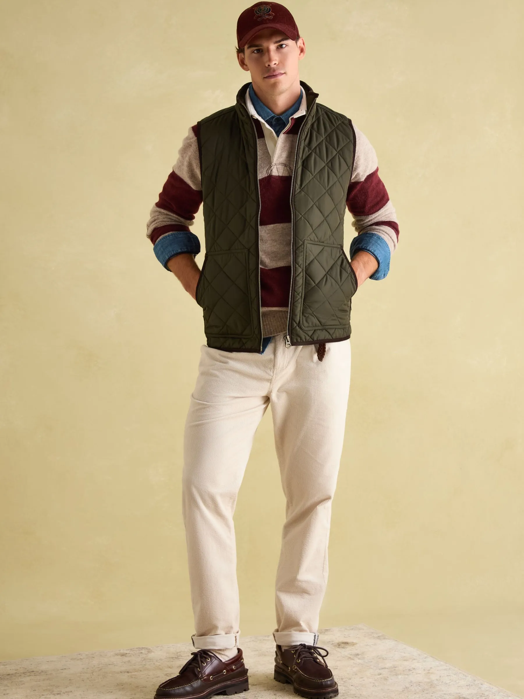 Maynard Diamond Quilted Gilet<Joules Sale