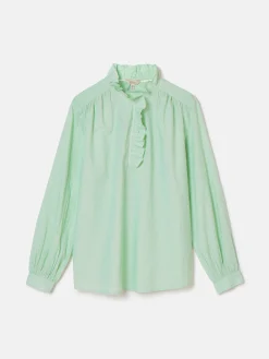 Melanie Cotton Ruffle Blouse<Joules Sale