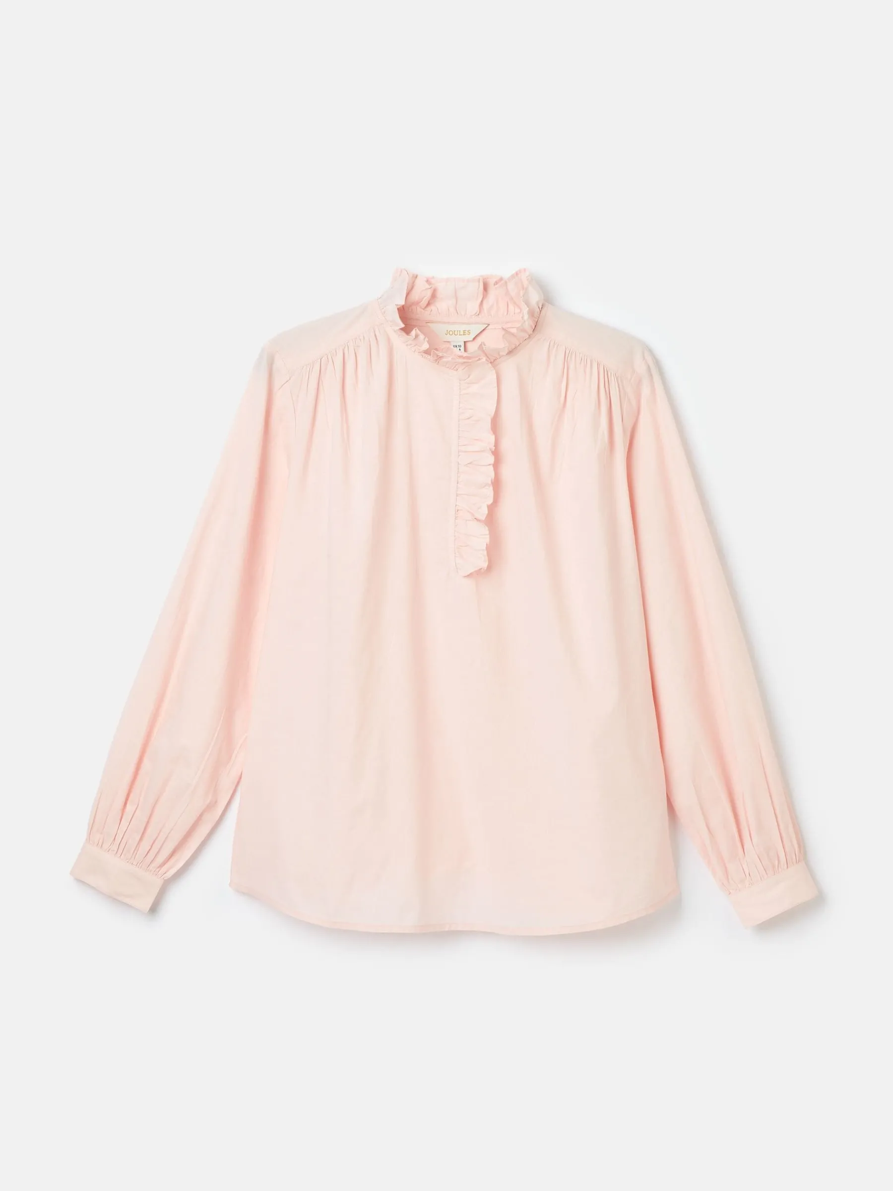 Melanie Cotton Ruffle Blouse<Joules