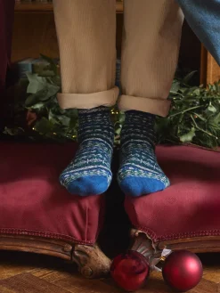 Men's Alby Fair Isle Socks (size 7-12)<Joules Clearance