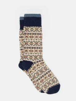Men's Alby Fair Isle Socks (size 7-12)<Joules New