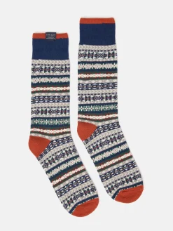 Men's Alby Fair Isle Socks (size 7-12)<Joules Sale