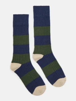 Men's Gibson Cosy Striped Socks<Joules Outlet